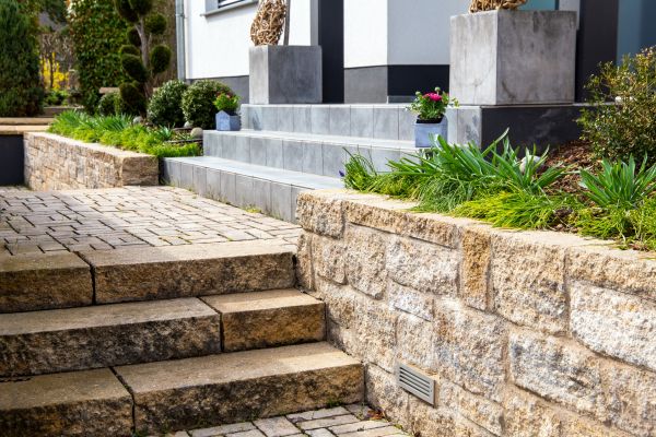 Stone Step Replacement in Saint Cloud